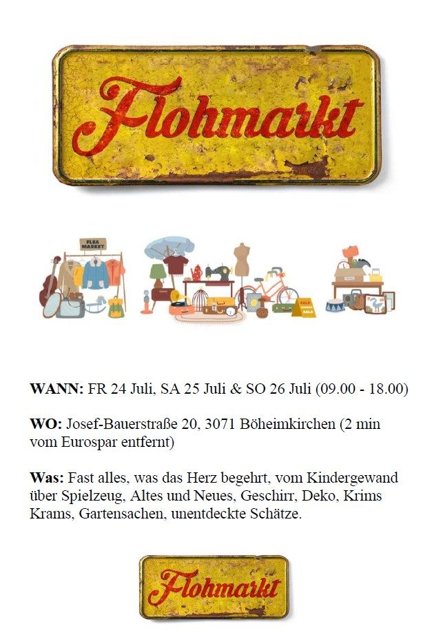 Hausflohmarkt