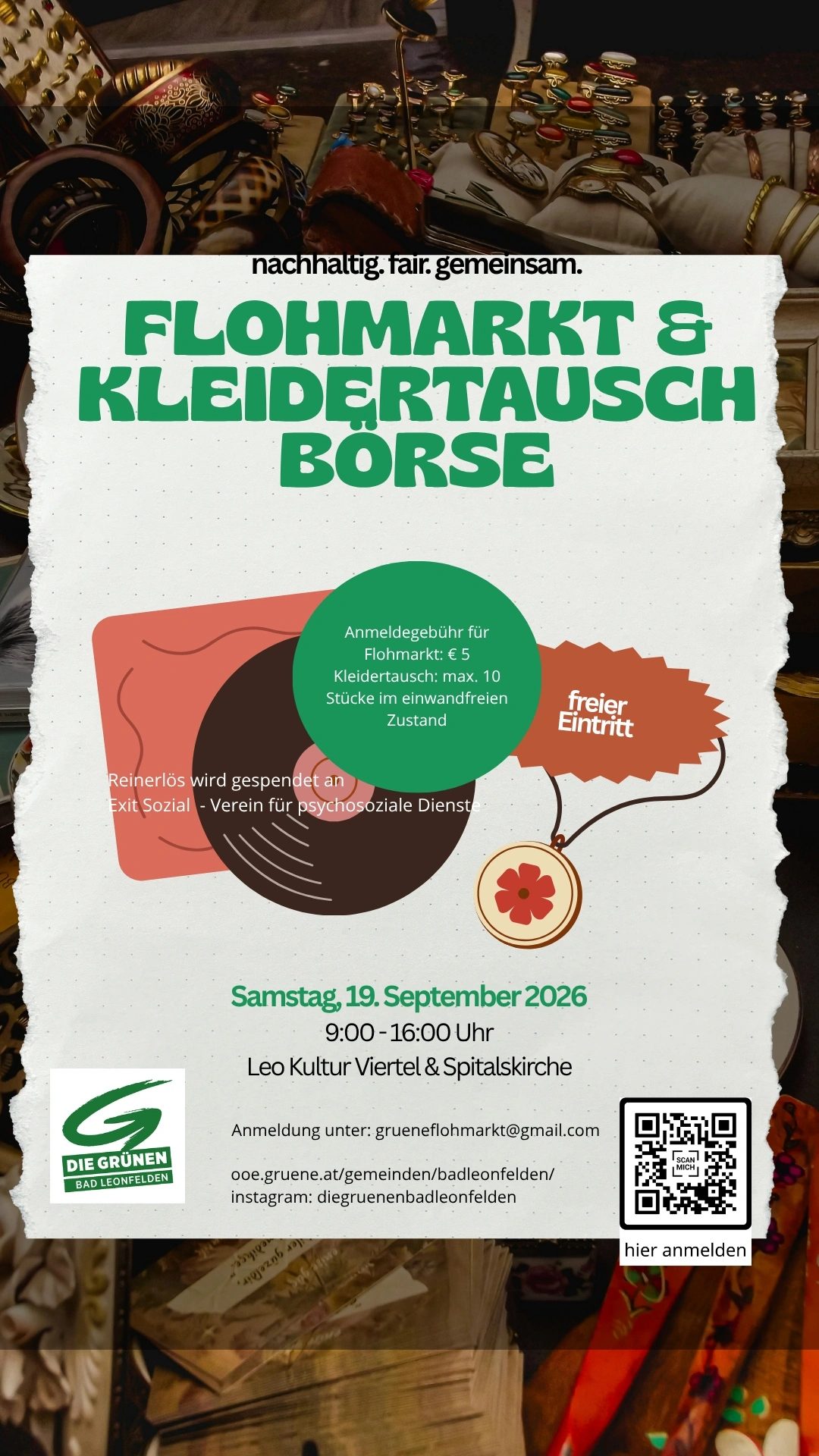 Flohmarkt und Kleidertauschbörse
